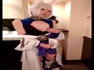 Cosplay Masturbation (Kaga) Mikazuki 010