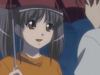 Anime e ëmbël e dashura tregon të saj kokosh duke thithur aftësi