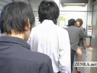 Bizarre Japanese Post Office Offers Busty Oral sex ATM