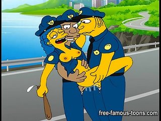 Simpsons dirty clip parody