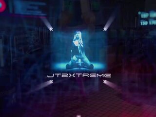 לאטקס lab - תלת ממדים futanari אנימציה x מדורג סרט על ידי jt2xtreme