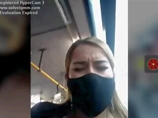 Adolescent në një autobuz movs të saj cica risky, falas seks film 76