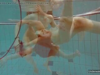 Two marvellous Chicks Enjoy Swimming Naked in the Pool: HD dirty clip 33 | xHamster