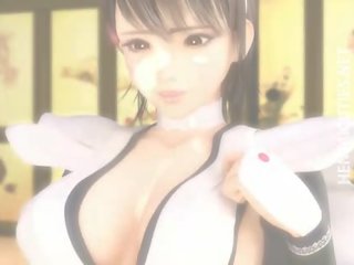 Busty 3d hentai người giúp việc vọt ra sưa