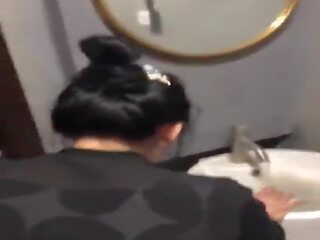Easy Japanese young lady just Fucked in Airport Bathroom: x rated clip 53 | xHamster