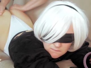 Yorha No 2 gets Captured and Face Fucked, x rated video 64