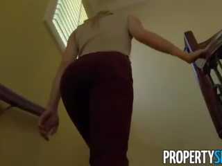 Propertysex - provokativ jung homebuyer fickt bis verkaufen haus