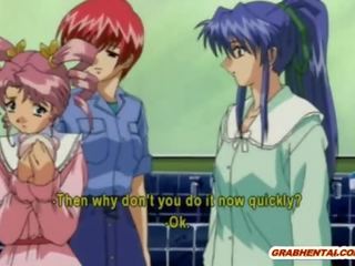 Hapon anime makakakuha ng spanked sa pamamagitan ng kanya bata babae