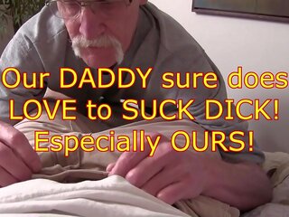 Watch our Taboo DADDY suck pecker