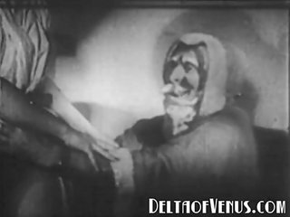 Raro 1920 vecchi film vacanze di natale adulti clip - un natale racconto