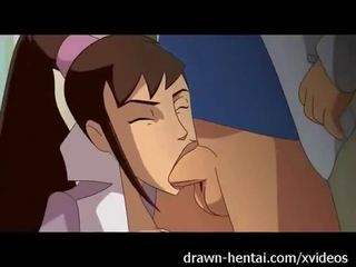 Avatar hentai - smutsiga klämma legend av korra