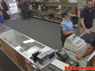 Real pawnshop xxx movie with bigass cop in uniform