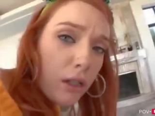 Redhaired honey really loves to get fucked from behind - Pov-porn.net